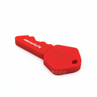 Penjualan terlaris model baru usb disk 32GB promosi hadiah bentuk kunci kapasitas nyata usb flash drive kustom