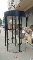 Tourniquet en verre pleine hauteur à longue durée de vie du moteur, compatible avec plusieurs dispositifs de reconnaissance pour hall d'hôtel