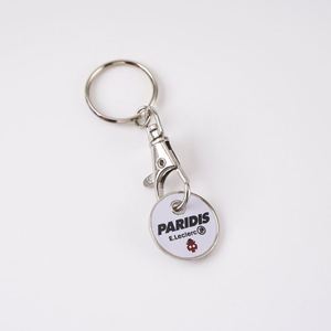 Llavero con ficha de moneda para carrito de compras X926, llaveros con ficha para carrito de supermercado - Product Image 4