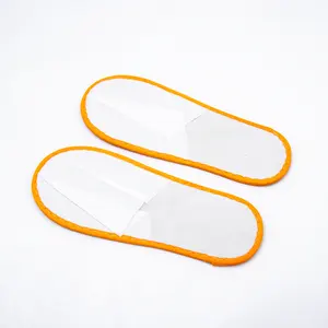Wholesale Biodegradable Disposable Hotel Slippers Eco-friendly Hotel Amenities Bathroom Slippers