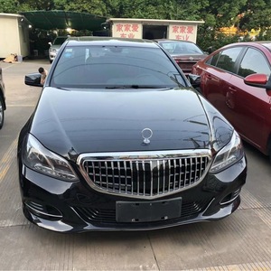 กระจังหน้ารถยนต์เมอร์เซเดส-เบนซ์ E-Class W212 ปี 2013-2015 สีดำเงาและสีเงิน วัสดุ ABS อะไหล่เปลี่ยนกันชนหน้า - Product Image 2
