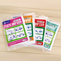 Toile en plastique pour couverture de toit 4x5m 4x6m 4x8m 4x10m 4x12.5m peinture feuilles de plastique pour fenêtres