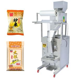 Machine d'emballage de riz automatique avec formage de sacs, remplissage, scellage et étiquetage pour cartons en plastique motorisés - Product Image 1