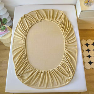 <span class=keywords><strong>Drap</strong></span>-<span class=keywords><strong>housse</strong></span> en velours à poches profondes, luxueux, super doux, confortable, en polaire moelleux - Product Image 4