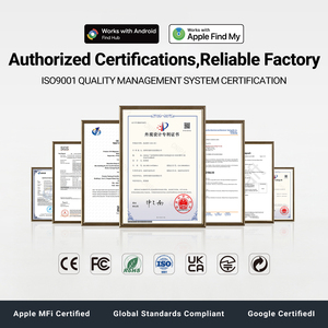 Rastreador de Objetos Inteligente Compatible con <span class=keywords><strong>Apple</strong></span> Find My y Google Find Hub, Etiqueta Antipérdida Impermeable IP67 para Equipaje, Llaves, Mascotas y Niños - Product Image 6