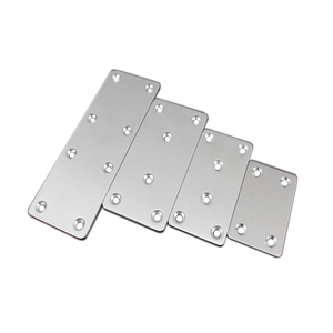 Équerres plates en acier inoxydable épaissi, équerres droites, équerres en angle simple, équerres en acier plat - Product Image 5