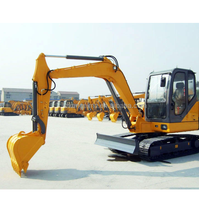 Excavator Crawler Hidrolik 6 Ton Terbaru dari Cina, XE60GPRO dengan Mesin dan Komponen Inti Motor, Garansi Satu Tahun, Dijual