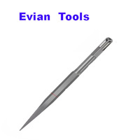 Ciseau de démolition SDS Plus Evian Long Life 150 250 mm, pointe plate, rainure en U, pour la construction