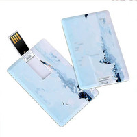 Memoria USB Personalizada con Impresión de Tarjetas de Visita, Regalo Promocional, Pendrive al por Mayor