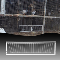 Nouvelle porte de trappe à pigeons à entrée unique, entrée de colombier, barrière en fil de fer avec espacement de 2 cm et 4 cm pour pigeonnier de course et volière.