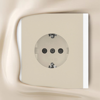 Enchufe de Pared WESA 16A, 1 Tomacorriente, Estándar Europeo Schuko, Diseño Moderno y Lujoso