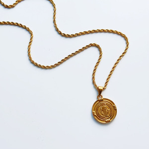 Venta al por mayor de joyería de acero inoxidable San Benito crucifijo colgante 18K oro religioso católico Santo hombres Cruz colgante collar - Product Image 2