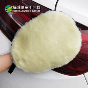 Imitation <b>Wool</b> Car Wash <b>Gloves</b> Multifunctional Faux <b>Wool</b> Car Cleaning <b>Glove</b> For Vehicle Detailing - Product Image 1