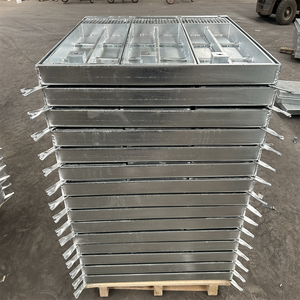 Caillebotis en acier galvanisé pour trottoir en béton avec cadre pour drain latéral de route/<span class=keywords><strong>couvercle</strong></span> de <span class=keywords><strong>puisard</strong></span> LTA de Singapour - Product Image 4