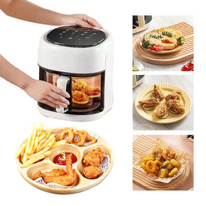 หม้อทอดไร้น้ำมันไฟฟ้าขนาด1350วัตต์220โวลต์ขนาด4.5ลิตรหม้อทอดไร้สารพิษแบบอัจฉริยะขนาดเล็กพกพาหมุนได้หม้อทอดไร้สารพิษสำหรับใช้ในบ้าน - Product Image 2