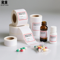 Médicaments Pharmacie Rouleaux adhésifs pharmaceutiques Cosmétiques Autocollants d'étiquettes de liste d'ingrédients de parfum médical imprimés sur mesure