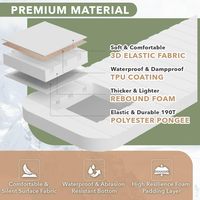 Tapis de camping pliable et auto-gonflant en TPU épais et imperméable, durable pour la randonnée, l'alpinisme et l'utilisation de la voiture