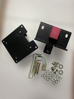 Juego de conducción realista Simulación Triple Monitor Soporte Pantalla de TV Placa de conector de montaje en pared Perfiles de aluminio para juegos