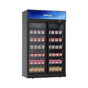 Convenience Store Supermarket Gelato Display Freezer <strong>Smart</strong> Mobile Ice Cream Cool Chiller <strong>Refrigerator</strong> With <strong>Screen</strong> - Product Image 2
