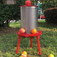 Industriële Fruit-En Groentesapmachine 20l 40l 90l Hydropress Roestvrijstalen Appelwijn-En Ciderpersmachine