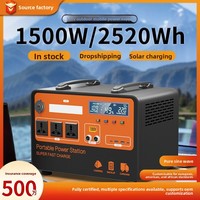 Batterie Externe Portable 220V au Lithium en Alliage pour Voiture, Prise de Courant pour Camping-Car, Cuisson, Ébullition d'Eau, Multifonction avec BMS