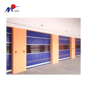 Porte rapide coulissante en PVC bon marché pour l'industrie chimique, pour utilisation en entrepôt, avec <span class=keywords><strong>ouverture</strong></span> automatique et isolation thermique - Product Image 2