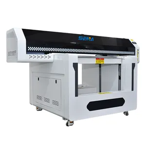 Machine d'impression à jet d'encre Plastique PVC PET Film 9060 Imprimante UV à plat