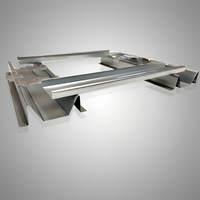 Système de montage solaire BIPV pour toit de carport en acier HDG M, étanche, avec support de gouttière étanche