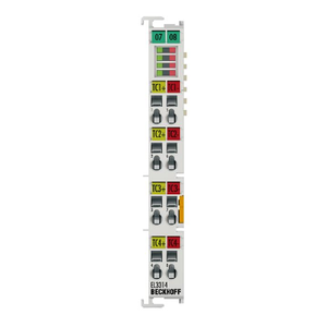 เทอร์มินัลแบบอะนาล็อก Beckhoff EL3314 EtherCAT ของเยอรมนี แบบ High 16 บิต แบบแยกสัญญาณ สำหรับการตรวจจับอุณหภูมิในเครื่องจักร - Product Image 4