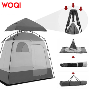 Woqi <span class=keywords><strong>Tente</strong></span> de <span class=keywords><strong>douche</strong></span> de camping électrique portable avec pompe <span class=keywords><strong>solaire</strong></span> Sac en nylon <span class=keywords><strong>pour</strong></span> le camping et les visites à la plage - Product Image 5
