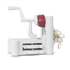 MERVEILLEUX Usine En Gros Cuisine Hachoir À Fruits Éplucheur De Légumes Cutter 3 en 1 Manuel Spirale Trancheuse De Légumes - Product Image 6