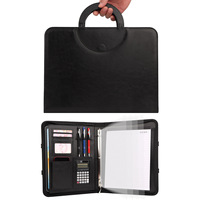 Porte-documents en cuir PU pour gestionnaire, modèle SKN-PF-0912, vente en gros d'usine, OEM&ODM pour le stockage de documents