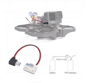 Câble d'alimentation de type C vers prise d'équilibrage 5V, câble de charge pour caméra <span class=keywords><strong>Go</strong></span> <span class=keywords><strong>Pro</strong></span> <span class=keywords><strong>Hero</strong></span> 6 / <span class=keywords><strong>7</strong></span> / 8 / 9 / 10 / 11, pièce de drone FPV - Product Image 3
