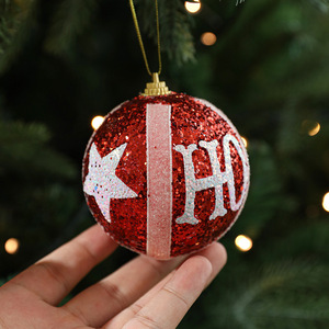 Handmade 8cm Christmas Hanging Ball <b>Foam</b> Christmas Tree Decoration Pendant Enhancing Atmosphere with Scene Arrangement Ornament - Product Image 3