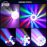 Luz Móvil LED Zoom Bee Eye de 19x30W, RGBW DMX512, Iluminación de Escenario para Eventos y Fiestas