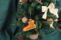 Ornement de Noël en forme de mini botte de neige marron, design chaussure d'hiver, pendentif pour sapin de Noël, décoration de maison, cadeau de fêtes, directement de l'usine
