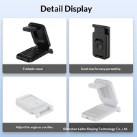Station de charge sans fil magnétique pliable multifonctionnelle 3 en 1, chargeur rapide pour iPhone, Apple Watch, AirPods