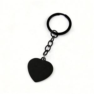 Llavero de Acero Inoxidable Personalizado con Grabado Láser en Forma de Corazón, Impresión de Logotipo, Foto, Material en Blanco, Regalo Promocional para Días Festivos - Product Image 4