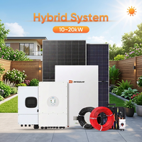 Système de stockage d'énergie domestique de conception professionnelle 10kW 15kW 20kW Tout-en-un Hybride LiFePO4 Système de stockage de batterie solaire résidentiel