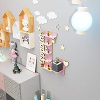 Étagère Tonie pour Toniebox, Étagère Toniebox personnalisée avec nom et symboles en bois, Rangement Tonie (Lettre L)