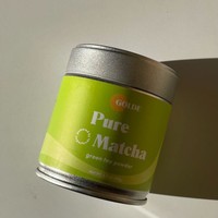 Boîte de rangement ronde de luxe pour matcha, en métal de qualité alimentaire, hermétique et anti-lumière, emballage cadeau pour coffret thé