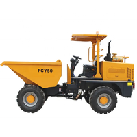 Chargeur articulé chinois de mine du diesel 4WD 2ton 5ton Béton Dumper Truck Bucket Attachment Farm Industries 3ton évalué 1ton