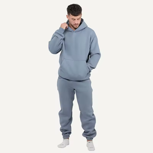 Sudaderas con capucha de talla grande con logotipo personalizado, conjuntos de pantalones de chándal y sudaderas con capucha de varios colores, fabricantes de ropa para mujer y hombre, sudaderas con capucha en blanco para hombre - Product Image 2