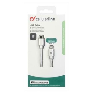 Cavo Lightning Certificato Apple Mfi Blanco 0,6m USBDATAC2LMFI60CMW - Product Image 2