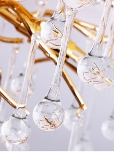 Đèn Chùm Vàng Nhôm Sang Trọng Hiện Đại Cho Thiết Bị Chiếu Sáng Trần Phòng Ngủ Phòng Khách Trong Nhà - Product Image 3