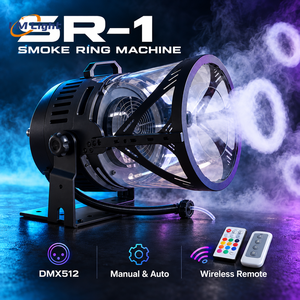 Macchina per Effetti Speciali LM Factory 600W DMX/Telecomando, Luce LED e Cannone di Fumo per DJ, Palcoscenici ed Eventi - Product Image 4