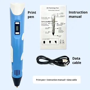 ปากกา3D พิมพ์ลายอุณหภูมิสูงสำหรับเด็กปากกากราฟฟิตี3D แบบทำมือชุดของเล่นวาดภาพเพื่อการศึกษาสำหรับเด็กทำจากพลาสติก - Product Image 5