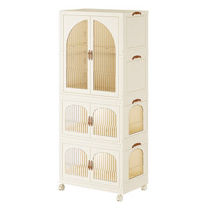 خزانة ملابس محمولة ومتينة من البلاستيك سريعة التركيب للأطفال الصغار من Jeko&Jeko - Product Image 5