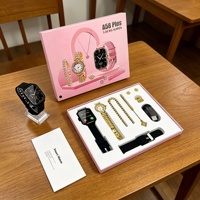 Montre connectée A58 Plus 2026, ensemble de montres 6 en 1, bracelet intelligent, montre connectée sportive A58 Plus pour femmes, A68 6 en 1