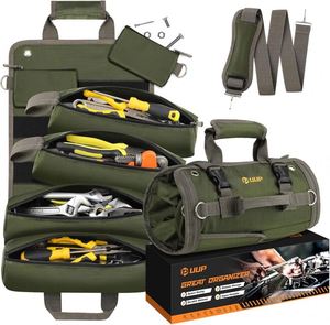 Muestra gratuita: Bolsa enrollable portátil de alta calidad para herramientas, organizador de herramientas pequeñas con múltiples bolsillos. - Product Image 6